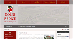 Desktop Screenshot of dolniredice.cz