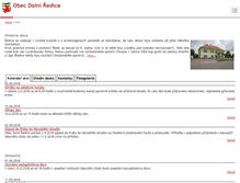 Tablet Screenshot of dolniredice.cz